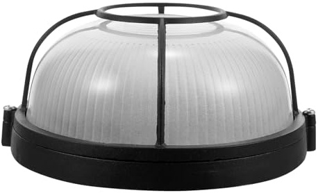 HEMOTON Saunaleuchte Wandleuchte Saunazubehör Sauna Raumbeleuchtung Glas Aluminiumdruckguss Schwarz Staub Und Explosionsgeschützt Hochtemperaturbeständig Für Sauna Und Dampfbad