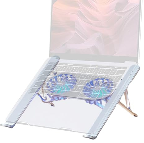 Datorkyldyna, hopfällbar fläkt med dubbla fläktar för 13-21, effektivt laptopkylare, datordyna