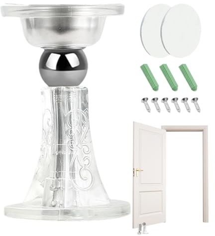 Fermaporta magnetico | Calzo da pavimento adesivo per interni | Fermaporta senza trapano | per garage appartamento hotel cucina ingresso bagno e casa