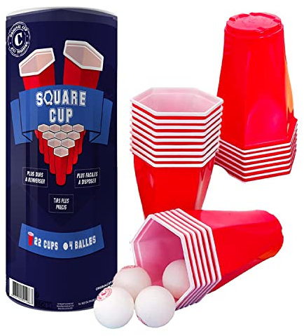 Original Cup- Jeu à Boire, SQUARECUP, Square Cups