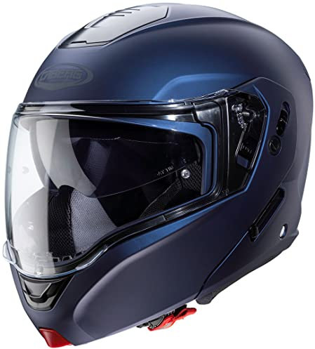 Caberg Unisex Horus Motorradhelm, blau, M