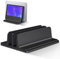 Bewahly Doppelt Vertikaler Laptop Ständer, Aluminium Verstellbarer Notebook Ständer Platzsparender Halterung für MacBook Pro/Air, iPad, Samsung, Huawei, Surface, Dell, HP, Lenovo und andere (Schwarz)