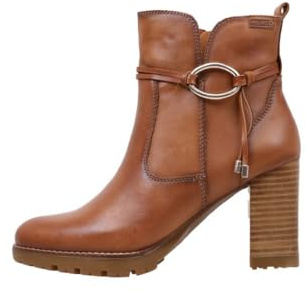 Pikolinos Botines de tacón en Cuero Connelly para Mujer Color Brandy