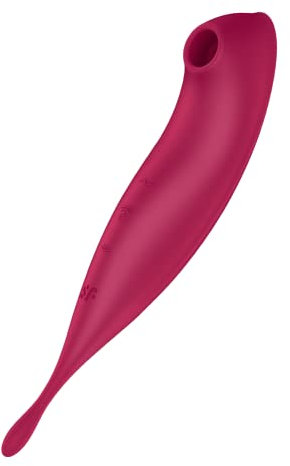 Satisfyer Twirling Pro Connect App Druckwellen-Vibrator | Klitoris Auflege-Vibrator für Frauen | Körperfreundliches Silikon | Bluetooth & Appsteuerung | Leise & Stark