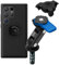 Quad Lock Motorcycle Fork Stem Phone Mount Kit with Vibration Dampener and Galaxy S24 Ultra MAG Case