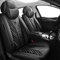PEIIP Autositzbezüge sind geeignet für VW Up Golf Polo Caravelle Multivan Sharan Passat Variante T-ROC T-Cross kompatibel mit Autositzbezügen, Black Deluxe