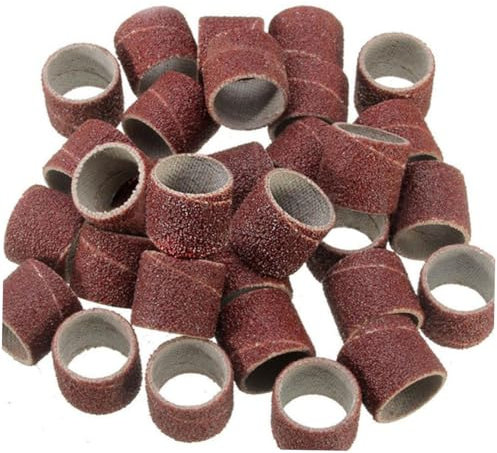 Gatuida 1 Juego 150 Piezas banda de lijado amoladora eléctrica taladro de rueda de pulido Esmerilado eléctrico Accesorios de esmerilado almohadilla de pulido de lana cabeza de molienda