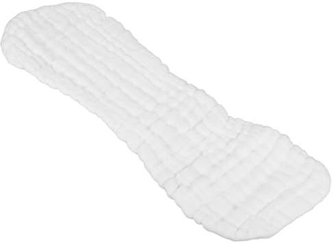 FRCOLOR Pañales de Tela de Gasa para Bebés Recién Nacidos, 100% Algodón Puro, Forma Maní, Absorbentes y Reutilizables, Insertos y Cubiertas Lavables para Piel Sensible, Uso