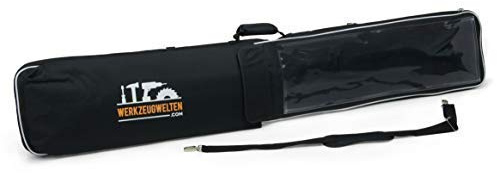 Housse de protection pour rail de guidage avec compartiment extérieur, idéale pour rails et et jusqu'à 140 cm