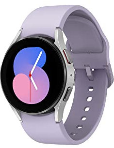Samsung Galaxy Watch5 40mm 4G LTE Smart Watch, Purple (UK Version)