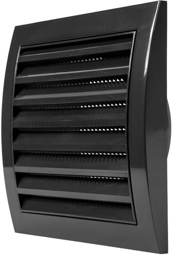 Repa Market Campana de ventilación blanca de 4 pulgadas para paredes o techo/rejilla de aire de plástico ABS con pantalla de malla integrada/escape y cubiertas de ventilación de secadora para uso en