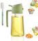Zssxysm Spruzzino Olio Friggitrice Aria, 470ml Nebulizzatore Olio con Spazzola Pulizia, Spruzzino Olio Friggitrice Aria, Spruzzino Olio Accessori per Cuocere, Grigliare (Verde)