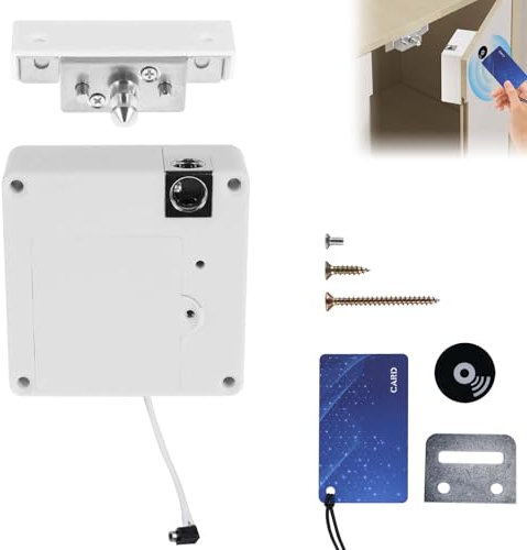 Smart Schubladenschloss: Elektronisches Schrankschloss, Versteckte Schlösser für mit APP NFC Schloss Briefkastenschloss, Intelligentes SmartLock Verstecktes digitales Schloss für Schrank Schublade