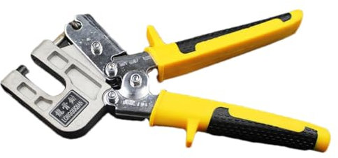 Crimpadora de – Crimpadora con mango, perno de pie, metal con pinzas antideslizantes, fijación para el hogar y aplicaciones profesionales de herramientas de construcción para proyectos de