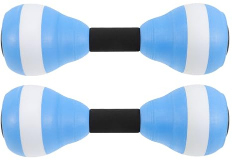 NESTINGHO Manubri Acquatici in Eva per Fitness in Piscina 1 Paio, Attrezzi per Esercizi a Basso Impatto e Modellamento Corpo, per Riabilitazione in Acqua