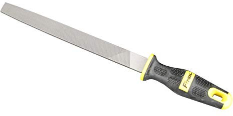 Lima de acero al carbono T12 de 8 pulgadas, corte medio, dureza HRC 65 (plana)