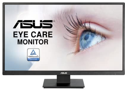 ASUS Eye Care VA279HAE | 27 Zoll Full HD Monitor | TÜV zertifiziert, Blaulichtfilter | 60 Hz, 16:9 VA Panel, 1920x1080 | HDMI, D-Sub