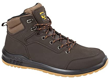 Grafters M513B Unisex Safety Boots Brown