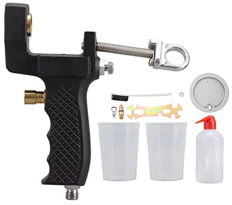 Gelcoat-Spritzpistole aus legiertem Stahl, tragbare Harz-Luftspritzbecherpistole mit FN5 5/32-Zoll-Düse, Becher mit großem Fassungsvermögen zum Sprühen von Gelcoat-Harzen, Trennfolien, Sprühgips