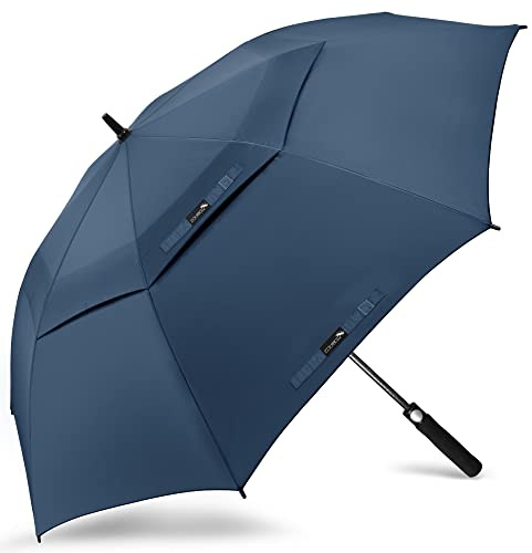 ZOMAKE Golf Umbrella Windproof and Rainproof Large | Umbrella Windproof Strong, Big Golfing Brolly Unbreakable Double Canopy for Men Women