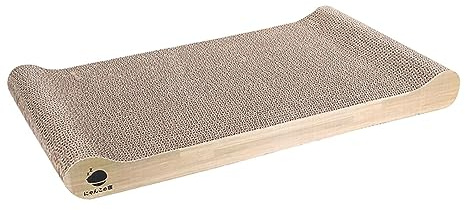 Milageto Cat Scratch Bed Cat Scratchers Cardboard Pet Sofa Extra Large Durable Cat Scratching Board for Indoor Cats Kittens Activity Center Playing