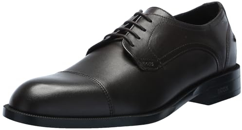 Tayil Smooth Leather Derby Dress Shoe, Brown Wood, 11.5
