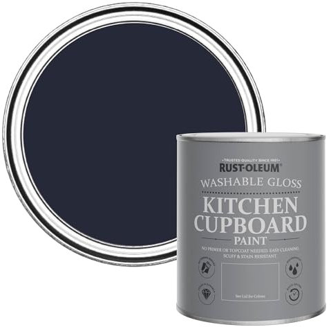 Rust-Oleum Blue Kitchen Cupboard Paint in Gloss Finish - Odyssey 750ml