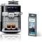 Siemens EQ.6 plus s700 Kaffeevollautomat TE657503DE, automatische Reinigung, Direktwahl + Entkalkungstabletten TZ80002A, schützt vor Korrosion, für Kaffeevollautomaten der EQ.Serie, weiß