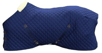 Kentucky Horsewear Stable Rug - Coperta per stalle, 200 g, taglia: 155, colore: Blu navy
