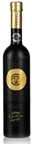 Chronic Spirits Northern Lights Vodka 70cl (37.5% ABV) | Premium Flavoured Vodka Infused with Pure Botanicals for a Smooth & Elegant Aroma & Taste | Unusual Vodka in Unique Ultra-Violet Vodka Bottles