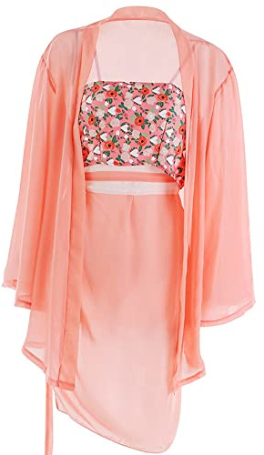 SINROYEE Disfraz sexy de anime para cosplay, Cheongsam, vestido de corte alto, pijama chino Hanfu para mujer (rosa + blanco)