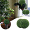 Vipomkowa 2 Stück Buchsbaumkugel grün - Ø 18 cm/23 cm/28 cm- künstliche Pflanze Buchsbaum Kugel, Garten Deko Kunstbaum Kunstpflanze UV-beständig, Indoor und Outdoor Kunststoff Fälschung Grünes Gras