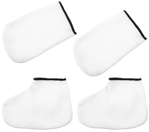 Healeved Paraffin Wax Gloves and Foot Cover Socks 9.8 X 5.9 Inch Moisturising Hand and Feet Skin Care Kit for Home and Professional Spa Use