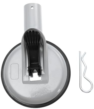 GANAZONO Support de Hampe Drapeau avec Ventouse Puissante Fixation Pratique et Résistante pour Balcon Jardin et Extérieur