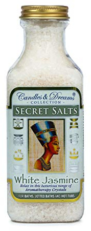 Candles And Dreams Hot tub Spa / Bath Aromatherapy Scents Crystals (White Jasmine) Vegan (500g)