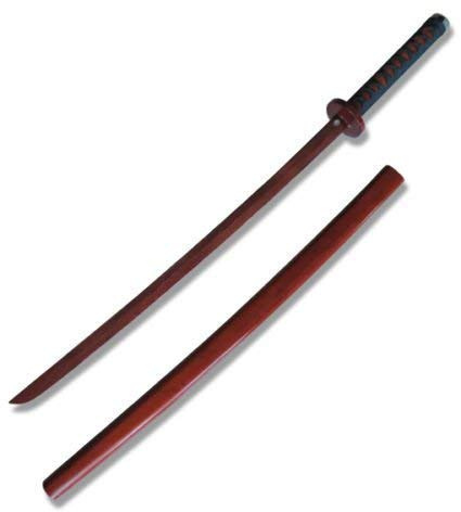 Playwell in Legno Incordata Bokken con Fodero - Ciliegia Quercia