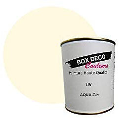 BOX DECO COULEURS Peinture murale acrylique aspect velours Aqua Déco - 750ml, Beige Lin