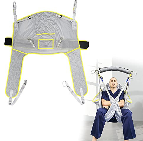 Imbracatura per Toilette Ascensore per Pazienti, Imbracatura per Ascensori per Pazienti per Tutto Il Corpo, Sollevatore per Pazienti per Vasca da Bagno Riutilizzabile Imbracatura per Gambe Divise per