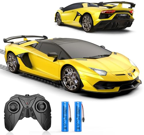 AEROQUEST 1:16 Lamborghini Remote Control Car,2.4GHz Officially Licensed Lamborghini Model RC Toy Car for Boys Girls Birthday Gift
