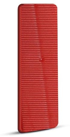 Glazing Supplies Direct Lot de 300 cales plates en plastique pour vitrage - 24 mm x 100 mm - Entretoises de précision pour fenêtres et portes, 6 mm d'épaisseur - Rouge - Fabriquées au Royaume-Uni à