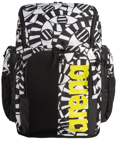 Arena Spiky III Rucksack 45, Schwimmen, Athlet, Sport, Fitnessstudio, große Trainingsausrüstung, Schwimmtasche für Damen und Herren, 45 Liter, öffnen Sie Ihre Augen