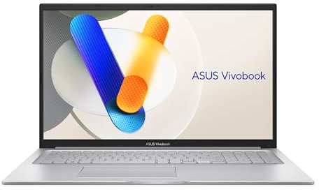 ASUS Vivobook 17 | Cool Silver (X-Serie) | 17,3 FHD | Core i7 1355U | RAM: 24GB | SSD: 4TB | beleuchtete Tastatur | Windows 11 Pro #mit Notebooktasche