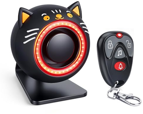 Car Alarm System, 120dB with Motion Sensor Alarm & Red Light, Wireless Remote Anti Theft Car Device, USB Rechargeable Vehicle Security Alert Security Lights for Car, RV, SUV, Truck (Upgrade 5.0)