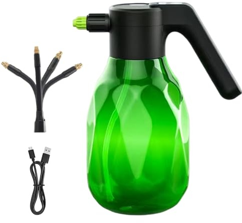 Spruzzatore elettrico – 2L Strumento di pulizia portatile | Bottiglia spray elettrica portatile | Spray Mister per giardinaggio prato cortile pulizia auto fiori verdure fertilizzazione |