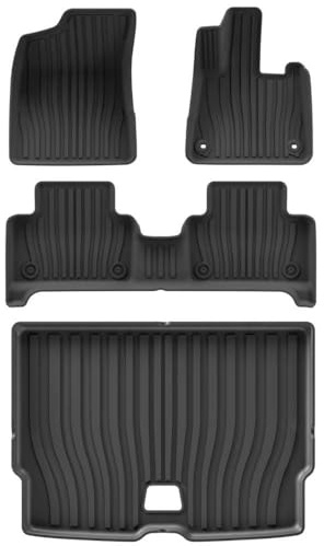 Högerstyrd Bilmatta För Volvo EX30 EV 2025 2024 Höger Styrmatta Bagageutrymme TPE 3D-fotmatta Tillbehör SVART(RHD EX30 4PCS)