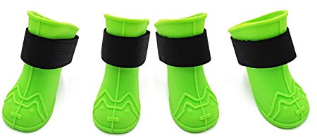 Dog Rain Shoes Outdoor Non-slip Rainy Shoes Silicone Shoes Pet Waterproof Shoes Dog Foot Cover