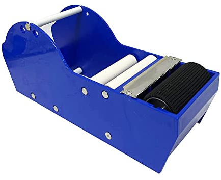 QILIMA Dispenser di nastro blu desktop,Dispenser di nastro attivato dall'acqua,Dispenser di nastro adesivo da 32 cm di tenuta forniture per ufficio
