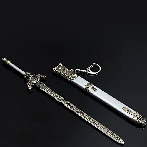 nyyuqi 1/6 Scale Chinese Ancient Medieval Soldier Sword Model Weapon Model with Scabbard for 12'' Action Figure Custom