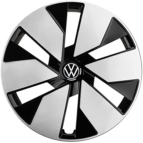 Volkswagen ID.3 Enjoliveurs d'origine, 18 Pouces, pour Jantes en Acier, Référence 10A071458B WZG, Ensemble de 4 Pièces, Gris
