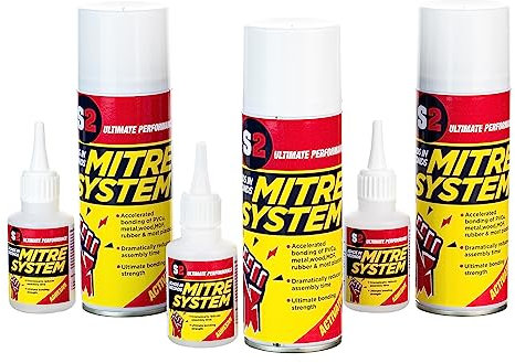 STICK2 Mitre Ultimate Fix Adhesive Kit – 50g HV Super Glue & 200ml Activator Spray | Rapid Bonding for Wood, Metal, PVC, MDF, Plastic, Rubber, Ceramics & More | DIY Adhesive (3)